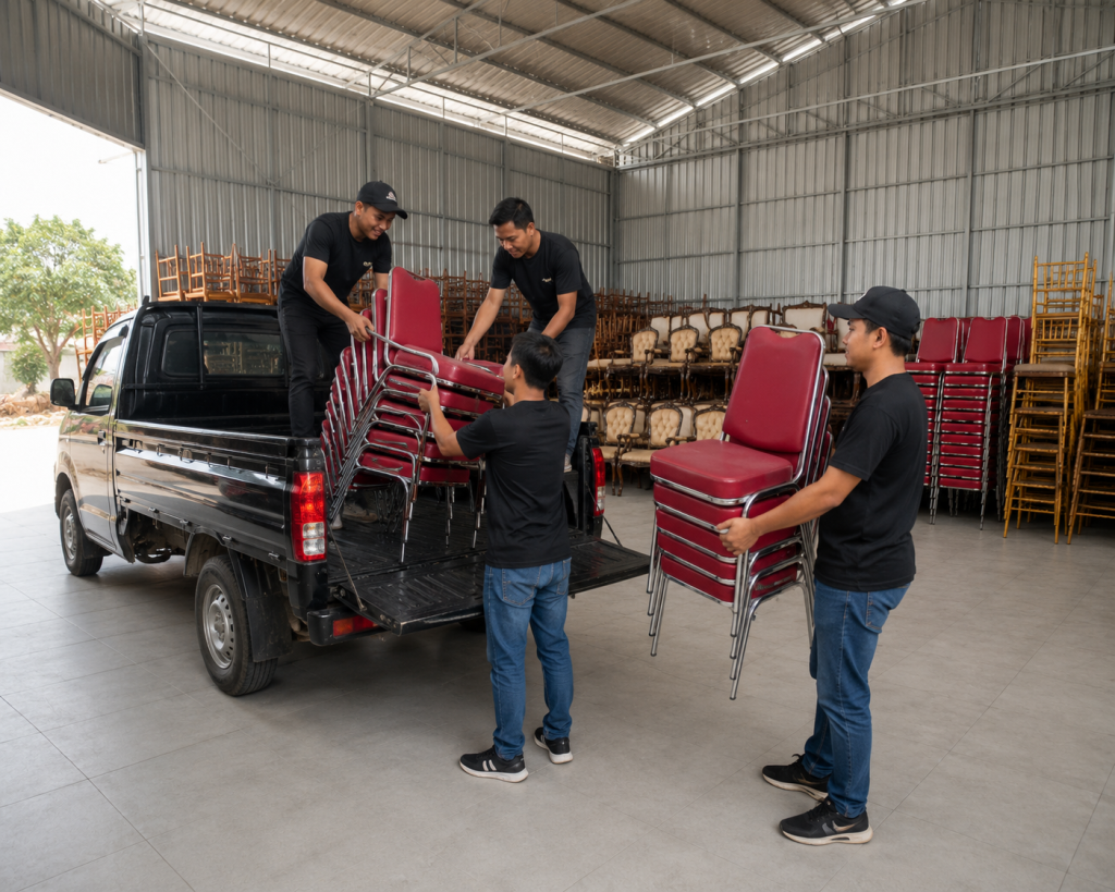 sewa-furniture-event-pengiriman-setup